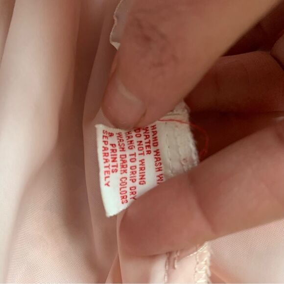 Vintage 1960s Odette Barsa Pink Lace Maxi Duster Robe Royalcore Regencycore M/L - Picture 4 of 10